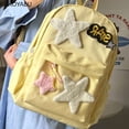 thumbnail image 2 of Mochila escolar para estudiantes universitarios, estilo preppy, mochilas dulces, bolsa de gran capacidad, bolsas bordadas para mujer, moda coreana Y2k, 2 of 5