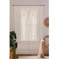 thumbnail image 2 of Cortinas de macramé GCOVELIS Boho para dormitorio, 132 x 183 cm, 1 panel, 2 of 7