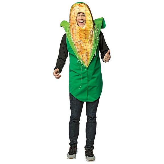 Corn On The Cob Men's Halloween Fancy-Dress Costume for Adult, One Size