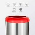 thumbnail image 4 of Poubelle Ouverte de 13,2 Gallons Rouge, 4 of 5