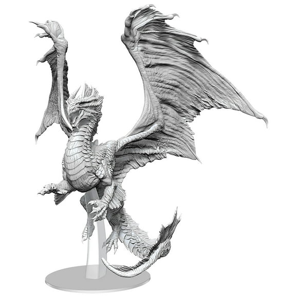 D&D Nolzur's Marvelous Miniatures: Adult Bronze Dragon - Unpainted, Dungeons & Dragons Figure