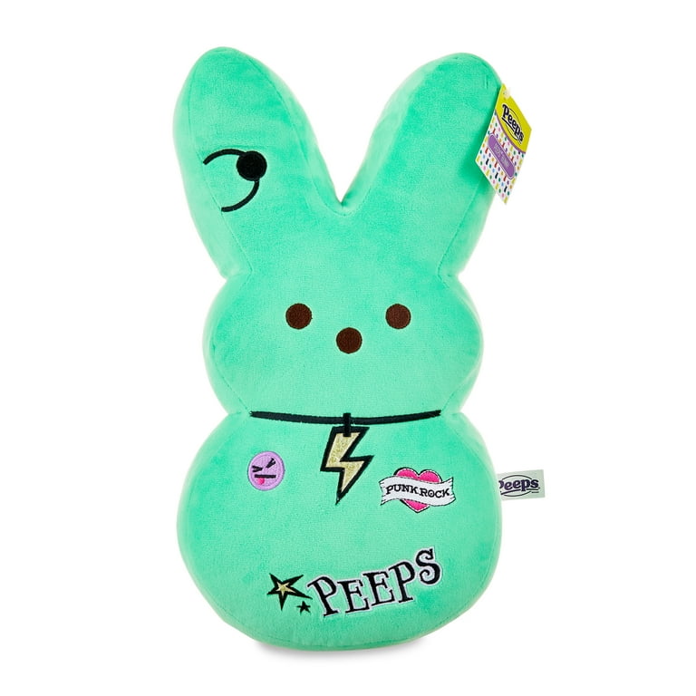 PEEPS 16-Inch Green Emo Bunny Plush Toy - Walmart.com