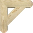 thumbnail image 3 of Ekena Millwork 4"W x 18"D x 18"H Traditional Craftsman Rough Sawn Bracket, Douglas Fir, 3 of 13