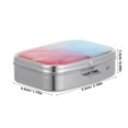 thumbnail image 2 of OULII Silver Portable Pill Organizer Metal Case with Mirror Large Capacity Travel Pill Container, 2 of 8