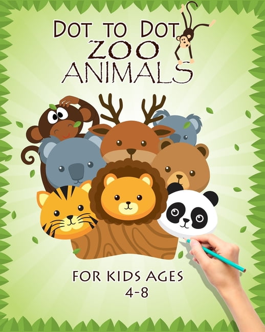 dot-to-dot-zoo-animals-for-kids-ages-4-8-challenging-and-fun-puzzles