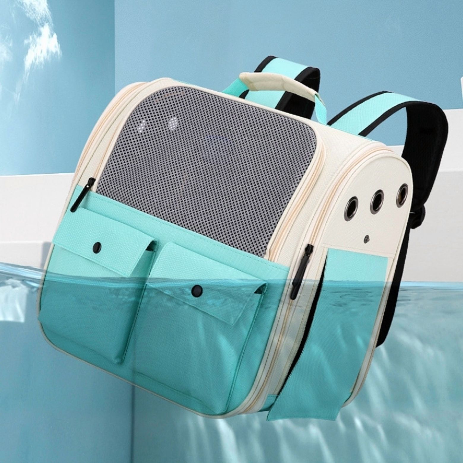 Convenient Portable Cat Backpack With Spacious Compartment For Pets