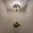 thumbnail image 2 of Enjoy Decor Lamps Tiffany 2-Light Bronze LED Pendant Lights with Stained Glass Shades, 2 of 4