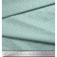 thumbnail image 2 of Soimoi Poly Georgette Fabric Leaves & Berries Shirting Printed Fabric 1 Yard 52 Inch Wide, 2 of 3