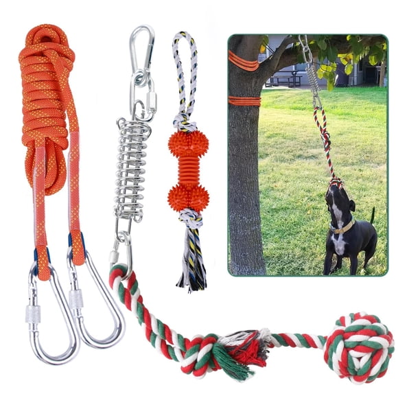 Juguetes De Cuerda Para Perros, Juguete Colgante Individual Con Cuerda Elástica Para Exteriores Para Perros, Juguetes Para Perros Pitbull Pequeños, Grandes Y Agresivos Que Mastican Para Hacer