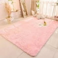 thumbnail image 6 of VIKAMA Tie-dyed Fluffy Carpets For Living Room Decor Bedside Rug Warm Plush Floor Mats Children's Room Play Mats Furry Carpet, 6 of 10