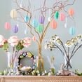 thumbnail image 6 of 12 Pcs Easter Decorations Eggs Hanging Ornaments Paper Honeycomb Eggs Tree Decorations Magnetic Easter Ornaments for Hunt Basket Party Supplies Indoor Outdoor, 6 of 8