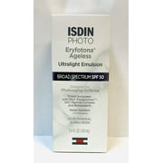 ISDIN Tinted Eryfotona Ageless Ultra Light Emulsion SPF 50, 3.4 fl oz