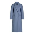 thumbnail image 4 of Scoop Women's & Women's Plus Faux Wool Oversized Double Breasted Coat, Sizes XS-4X, 4 of 4
