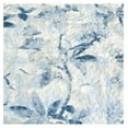 thumbnail image 4 of Monica 3-Piece Tropical Floral Quilt Set King - Blue Gray White Textured Floral Printed Microfiber Lightweight Bedspread Set for All Season, 4 of 9
