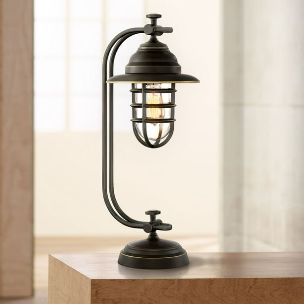 Industrial Desk Table Lamp, Edison Cage Table Lamps