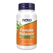 NOW Supplements, Female Balance™ with Wild Yam, Vitex, Dong Quai, GLA, Vitamin B-6 and Folate, 90 Capsules