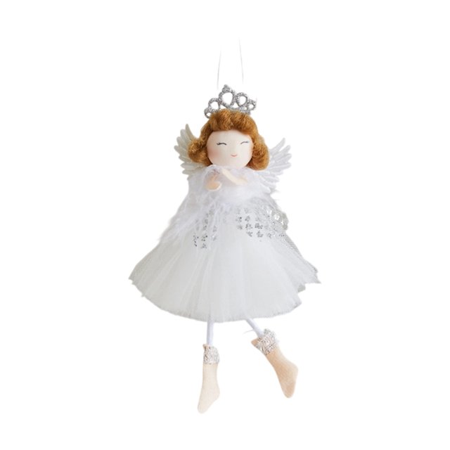 Hangs 2 Product for Christmas Angel Theme Pendant with Fabric Craft Scene