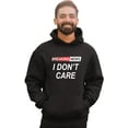 thumbnail image 2 of Go All Out Breaking News I Don't Care Funny Sarcastic Humor Sweatshirt Hoodie Mens/Youth, 2 of 5