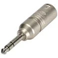 thumbnail image 3 of (2) Two Genuine NEUTRIK NA3MP - 3 Pin XLR Male to 1/4" TRS Male Plug Adapter, 3 of 4
