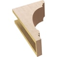 thumbnail image 6 of 5"W x 10"D x 15"H Classic Hughes Rough Cedar Woodgrain TimberThane Corbel, Primed Tan, 6 of 6