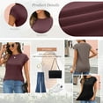 thumbnail image 7 of SUNBS Womens T Shirts Casual Loose Fit Cap Sleeve Tops Trendy Womens Clothes, Sizes S-2XL, 7 of 7