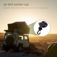 thumbnail image 3 of 4pcs Suction Cup Anchor with Securing Hooks Camping Tarp as Car Side Awning, 3 of 8