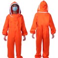 thumbnail image 3 of Traje de apicultor, naranja, de una pieza, transpirable, suministros para apicultores, multifuncional, 3 of 12