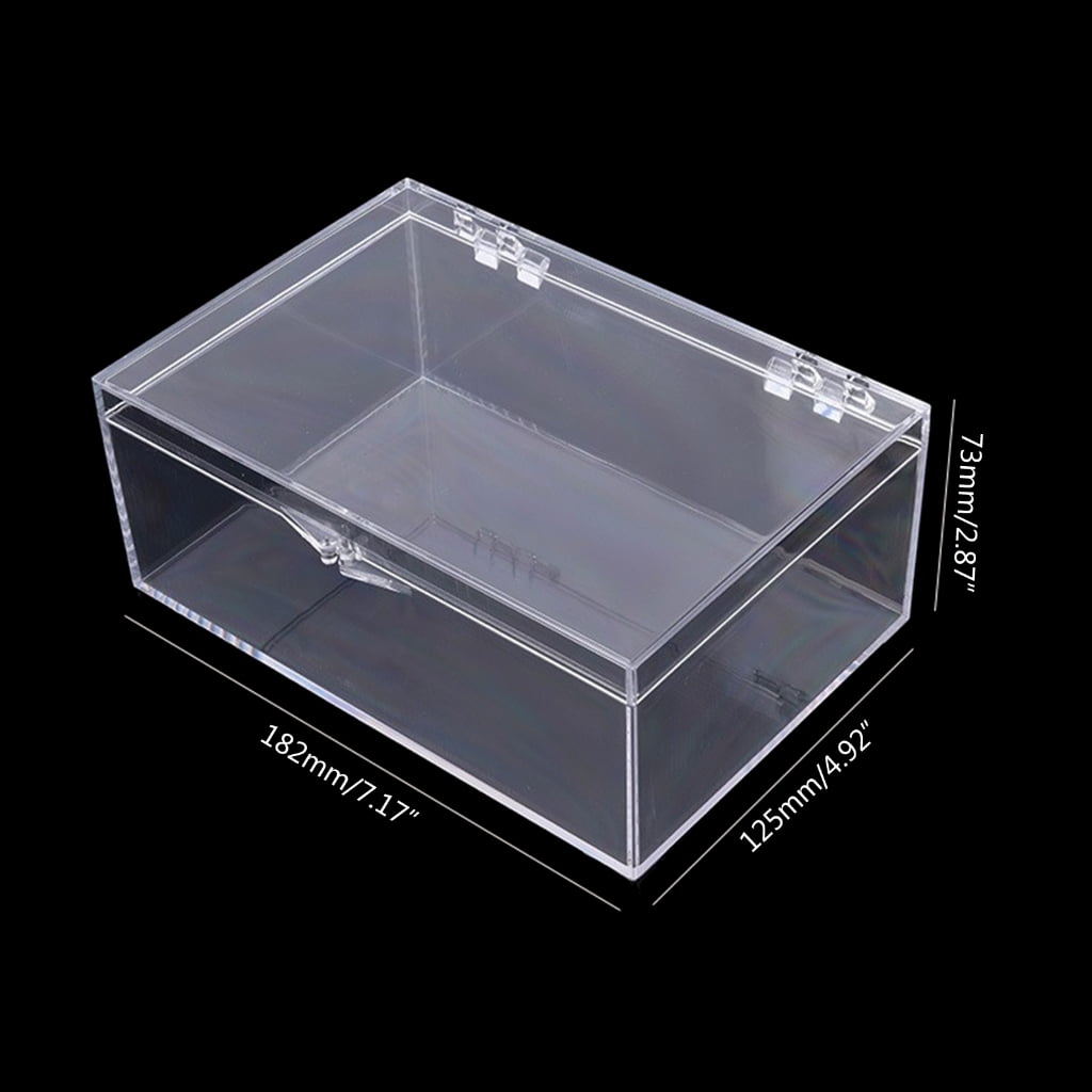 ANXPTIME Multipurpose Clear Acrylic Storage Box Spacious Design for Crafts and More