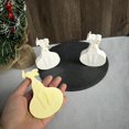thumbnail image 3 of Easter Bunny Candle Silicone Moulds Rabbit Plaster Ornaments Gypsum Mold Rabbit Aromatherapy Candle Car Mold, 3 of 5
