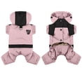 thumbnail image 2 of Warm Cotton Insulated Dog Four-Legged Jumpsuit - Four-Legged Design Padded For Winter Warmth, Sizes 9.6In, 11.2In, 12.8In, 14.4In, 16In, 17.2In Back Length - For Small, Medium,, 2 of 3