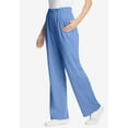 thumbnail image 3 of Woman Within Plus Size Petite 7-Day Knit Wide-Leg Pant, 3 of 6
