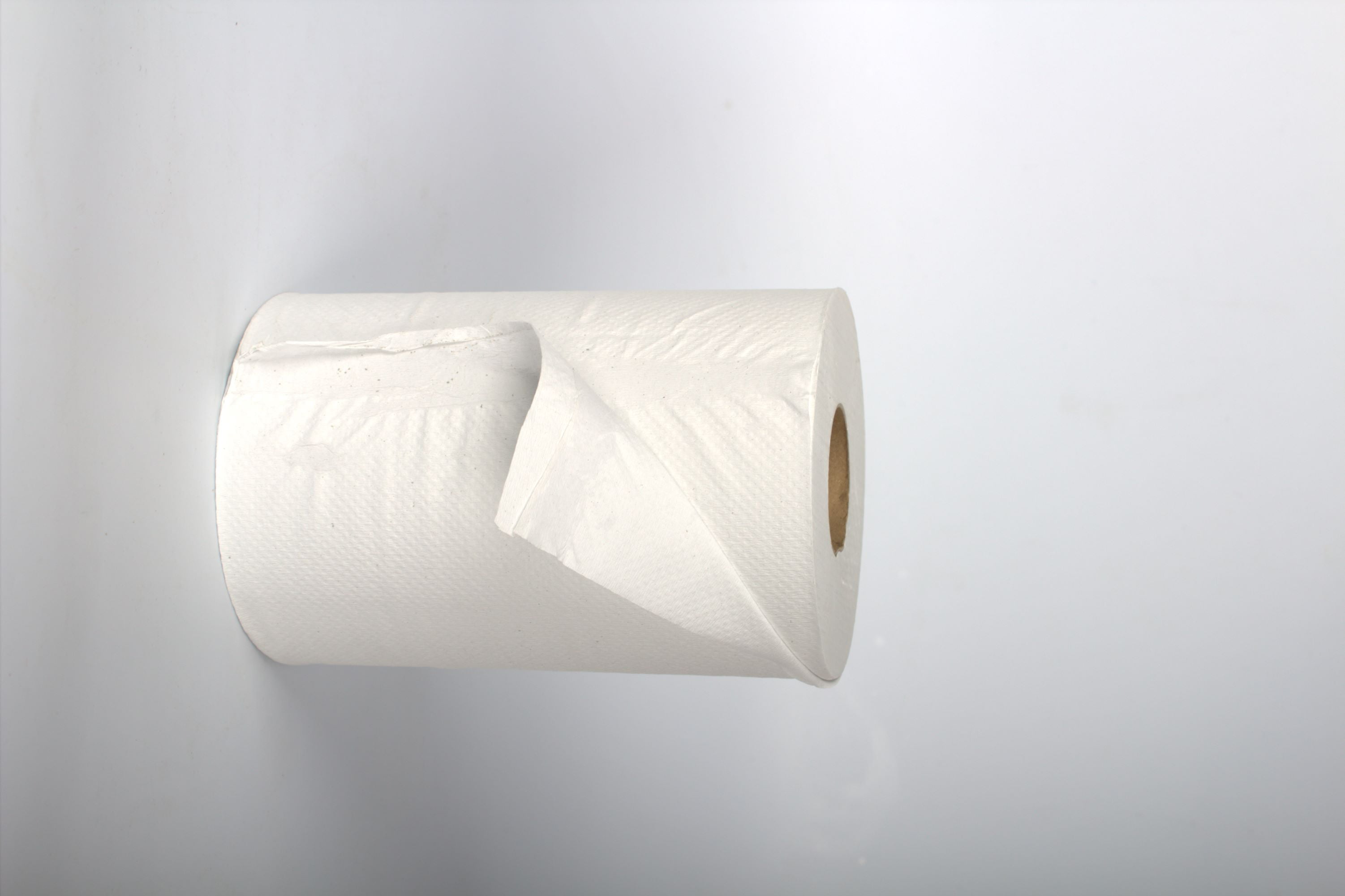 Karat Junior Commercial Paper Towel Rolls - White - Case of 12 rolls