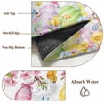 thumbnail image 6 of Happy Easter Area Rugs 3'x5', Washable Small Throw Rugs for Living Room Bedroom, Spring Watercolor Bunny Eggs Flower Branch Indoor Outdoor Rug Non-Slip Low Pile Carpet Runner Reversible Floor Mats, 6 of 8