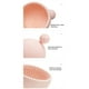 thumbnail image 4 of Seitruly Almohadilla de limpieza de cepillo de silicona, esponja protectora de maquillaje, cuenco plegable, herramienta de Universal, tabla de Pinceles de maquillaje y herramientas Azul Seitruly CE014845-03, 4 of 6