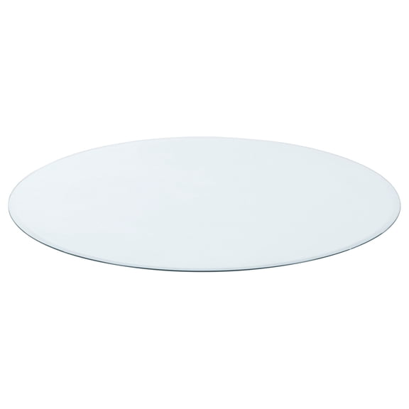 48-inch 6mm Round Clear Tempered Glass Top
