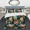 thumbnail image 2 of Designart "Symbolic Dragons" Pink Japanese Bedding Covert Set - Oriental Bed Set With 2 Shams, 2 of 5