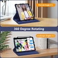 thumbnail image 4 of Funda giratoria Fintie para iPad 11.ª generación de 11 pulgadas con soporte para lápices, 4 of 9