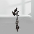 thumbnail image 2 of Resin Couple Figurine Man Lifting Woman Statue Lover Sculpture Ornament Decoration, 2 of 5