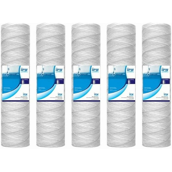 Compatible with Campbell 1ss Sediment Filter Cartridges, 5 Micron, 9 3/4" x 2.5", 5 Pack