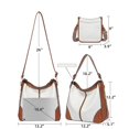 thumbnail image 4 of Set de monederos BAVERGE para mujer, piel grande, 3 unidades+cartera, 4 of 7