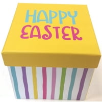 Easter -wal-mart Gift Box Ylw Easter