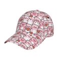 thumbnail image 6 of Lsque Kawaii Pig Baseball Cap Trucker Low Profile Hat Golf Dad Hat Adjustable Original Classic Unconstructed Plain Cap Men Women, 6 of 9