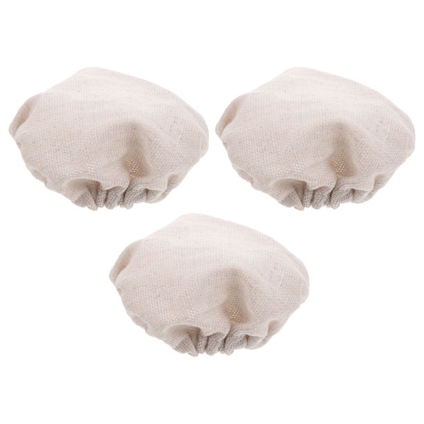 unbranded 3Ud Tapas De Tela Para Frascos De Fermentación Con Material Resistente Y Protección Anticontaminantes