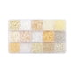 thumbnail image 2 of Juego de 15 cuentas de vidrio de colores para hacer pulseras, kit de cuentas de tubo, cuentas espaciadoras para Beige, 2 of 9