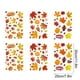 thumbnail image 3 of Pegatinas para ventana de Acción de Gracias | Pack de 6 pegatinas decorativas de hojas de arce y pavo | Adhesivo estático de PVC para puertas y ventanas de vidrio | Decoración navideña reutilizable, 3 of 6