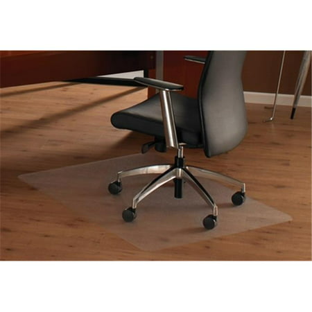 Cleartex  Ultimat Polycarbonate Rectangular Chair Mat For Hard Floors And Carpet Tiles 47 X 30