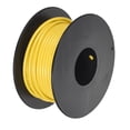 thumbnail image 1 of Uxcell 18AWG Stranded Wire Hookup 10M/33ft Yellow, Electrical Wire UL1007 Spool, 1 of 6