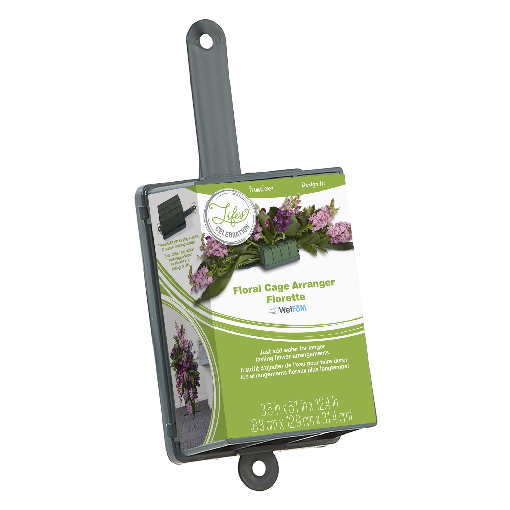 FloraCraft WetFōM 12.5" Green Floral Design Cage, 12 Pack