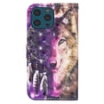 thumbnail image 3 of iPhone 13 Pro Wallet Case, PU Leather Wallet Case with Card Slot Holder Kickstand Flip Protective Cover for iPhone 13 Pro 6.1 inch 2021,D, 3 of 6