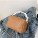 thumbnail image 5 of Bolsos de playa para mujer, bolso cruzado tejido a la moda para mujer, bolso de mano para compras (marrón) Sywqhk Para Estrenar, 5 of 8
